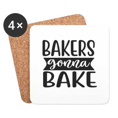 Backen Untersetzer - Bäcker werden backen