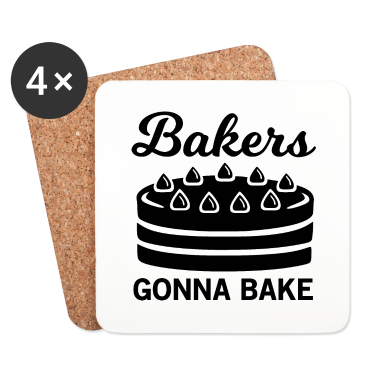 Backen Untersetzer - Bäcker werden backen