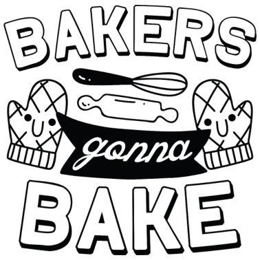 Motiv Bäcker gehen zum Backen