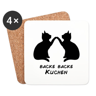 Backen Untersetzer - Backe Backe Kuchen