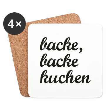 Backen Untersetzer - backe, backe kuchen