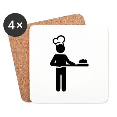 Backen Untersetzer - Bäcker