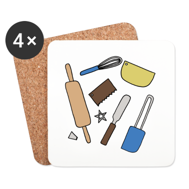 Backen Untersetzer - bäcker