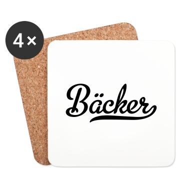 Backen Untersetzer - Bäcker