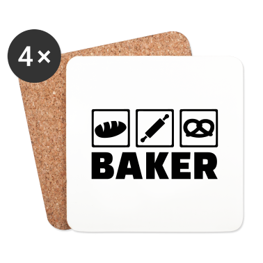 Backen Untersetzer - Bäcker