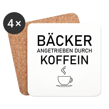 Backen Untersetzer - Bäcker