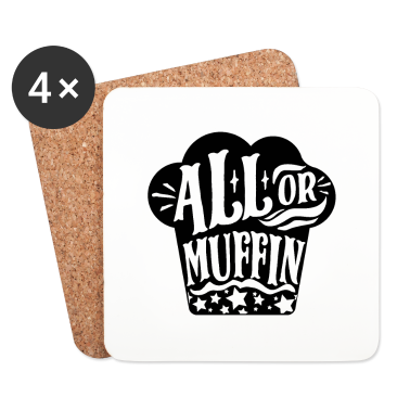 Backen Untersetzer - Muffin Backen Bäcker