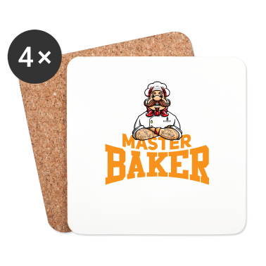 Backen Untersetzer - Bäcker Backen Bäckermeister Bäckerei