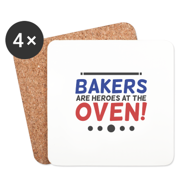 Backen Untersetzer - Bäcker
