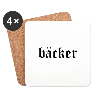 Backen Untersetzer - Bäcker