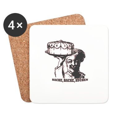 Backen Untersetzer - backe, backe, Kuchen