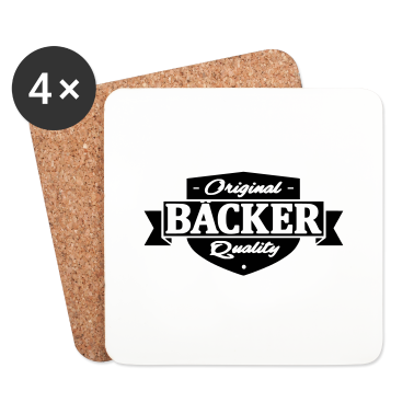 Backen Untersetzer - bäcker