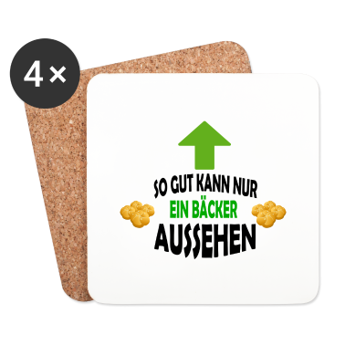 Backen Untersetzer - Bäcker