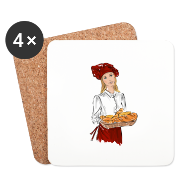 Backen Untersetzer - Bäcker