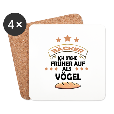 Backen Untersetzer - Bäcker