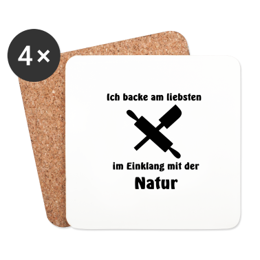Backen Untersetzer - Backen Küche Bäcker