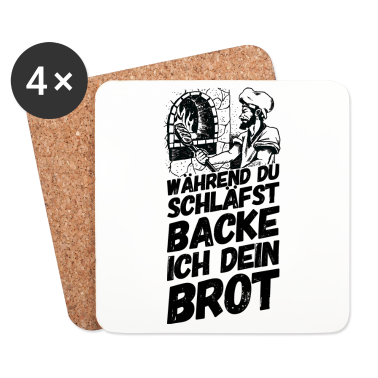 Backen Untersetzer - Bäcker Bäckerei Backwaren Backen