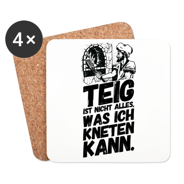 Backen Untersetzer - Bäcker Bäckerei Backwaren Backen