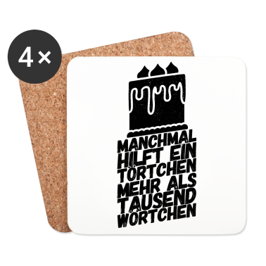 Backen Untersetzer - Bäcker Bäckerei Backwaren Backen