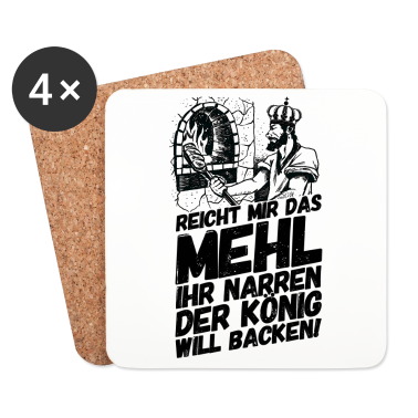 Backen Untersetzer - Bäcker Bäckerei Backwaren Backen