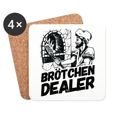 Backen Untersetzer - Bäcker Bäckerei Backwaren Backen
