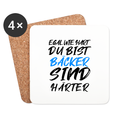 Backen Untersetzer - Bäcker