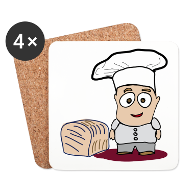 Backen Untersetzer - Bäcker