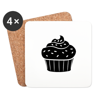 Backen Untersetzer - Backen und glücklich sein