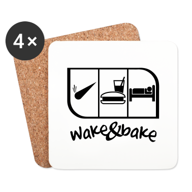 Backen Untersetzer - WAKE UND BACKEN