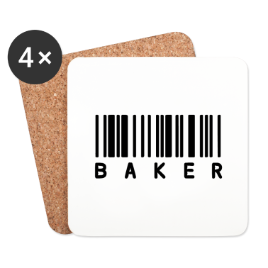 Backen Untersetzer - Stolzer Bäcker