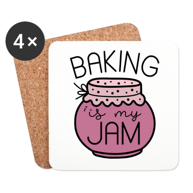 Backen Untersetzer - Backen ist meine Marmelade