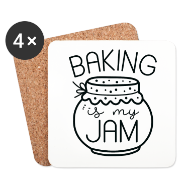 Backen Untersetzer - Backen ist meine Marmelade
