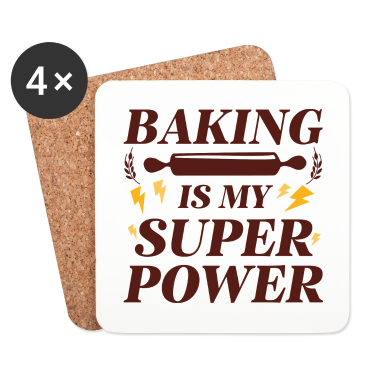 Backen Untersetzer - Backen ist meine Supermacht
