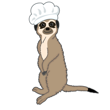 Motiv Lustiges Erdmännchen Bäcker Backen Geschenk