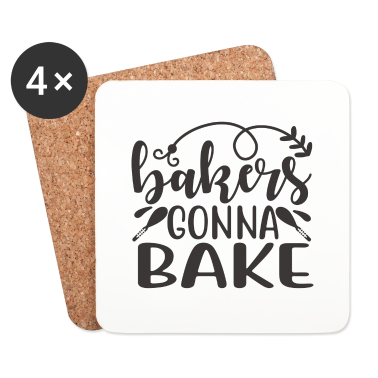 Backen Untersetzer - Bäcker werden backen