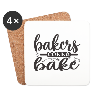 Backen Untersetzer - Bäcker werden backen