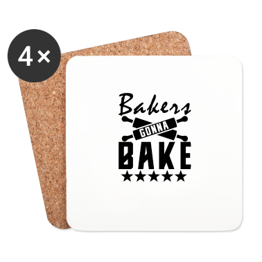 Backen Untersetzer - Bäcker Backen Bäckerei Bäckerin Baking