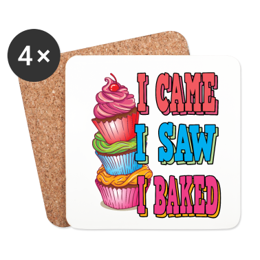 Backen Untersetzer - Cupcake Backen Bäcker Mufin Konditor