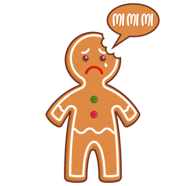 Motiv Lebkuchenmann Mimimi Mi Mi Mi Bäcker Gebäck Backen