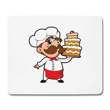 Backen Mousepad - Bäckerer Bäcker