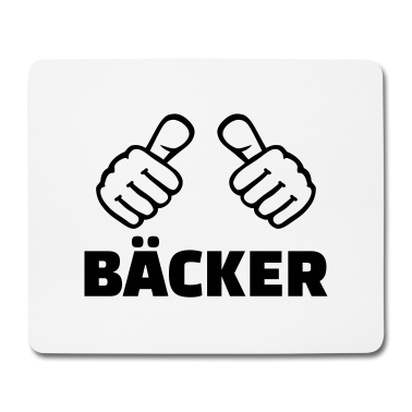 Backen Mousepad - Bäcker