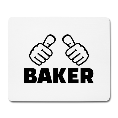 Backen Mousepad - Bäcker