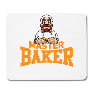 Backen Mousepad - Bäcker Backen Bäckermeister Bäckerei