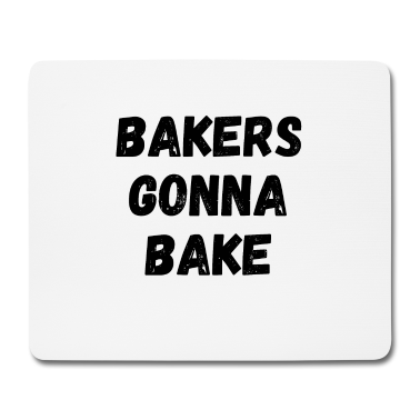 Backen Mousepad - Bäcker werden lustiges Backgeschenk für Bäcker backen