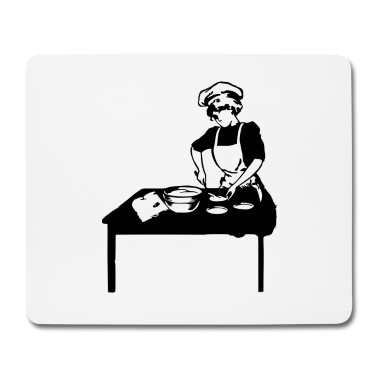 Backen Mousepad - Bäcker