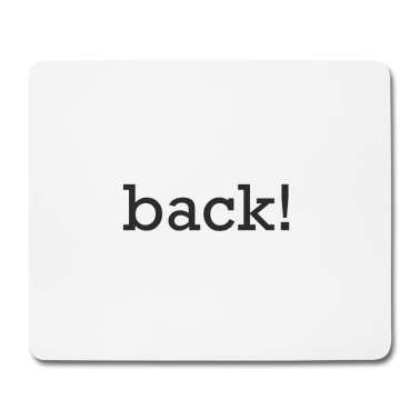 Backen Mousepad - Back