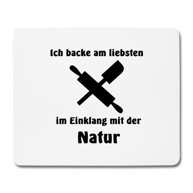 Backen Mousepad - Backen Küche Bäcker