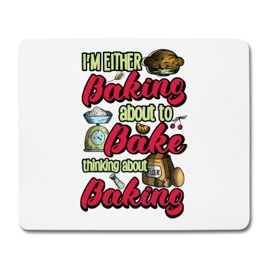 Backen Mousepad - Backen Liebhaber Backen Bäcker Konditor Humor