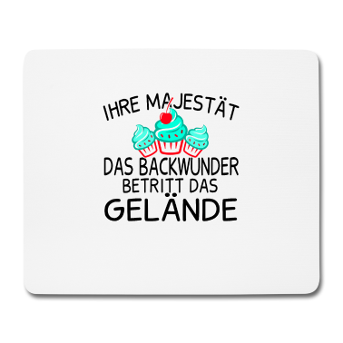Backen Mousepad - Backen Bäcker Bäckerei Geschenk