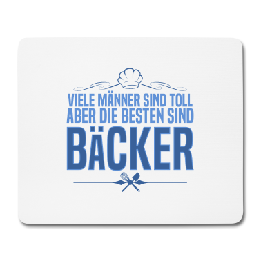 Backen Mousepad - Bäcker Männer Backen